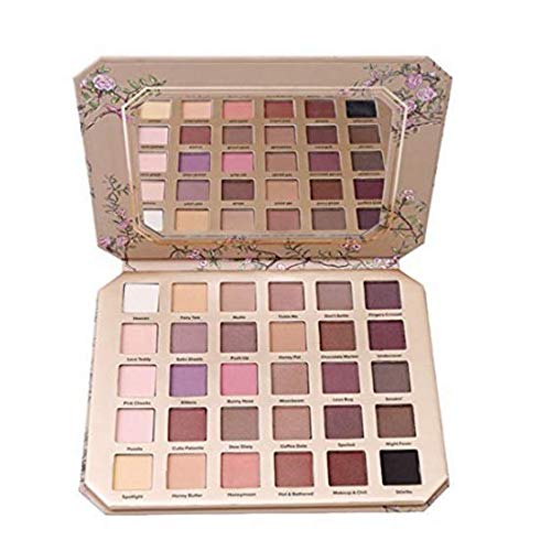 Zhahender Paleta de Sombras de Ojos de 30 Colores, Paleta de Ojos Profesional, Paleta de Maquillaje, cosméticos
