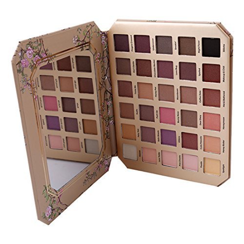 Zhahender Paleta de Sombras de Ojos de 30 Colores, Paleta de Ojos Profesional, Paleta de Maquillaje, cosméticos