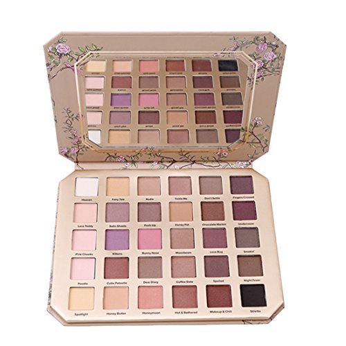 Zhahender Paleta de Sombras de Ojos de 30 Colores, Paleta de Ojos Profesional, Paleta de Maquillaje, cosméticos