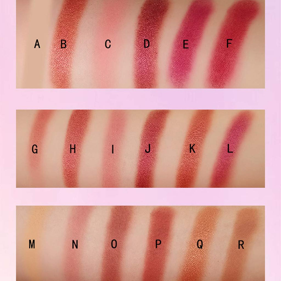 Paleta de Sombras de Ojos Cimaybo, INS Mismo Estilo 18 Colores Sombra de Ojos Maquillaje Perla Metallic Paleta de Sombras de Ojos Hacer