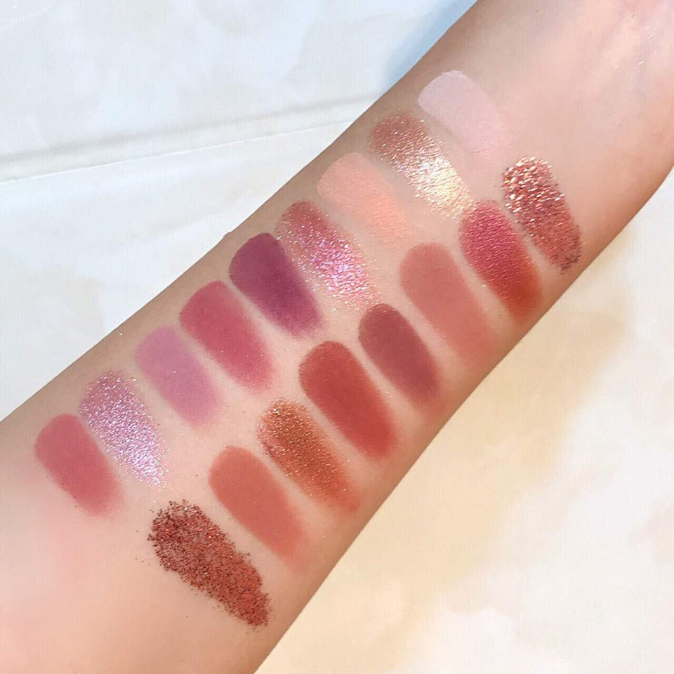 Paleta de Sombras de Ojos Cimaybo, INS Mismo Estilo 18 Colores Sombra de Ojos Maquillaje Perla Metallic Paleta de Sombras de Ojos Hacer