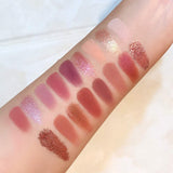 Paleta de Sombras de Ojos Cimaybo, INS Mismo Estilo 18 Colores Sombra de Ojos Maquillaje Perla Metallic Paleta de Sombras de Ojos Hacer