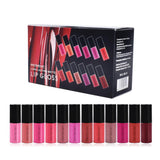Baosity 12 Colores Mini Lápices Labiales Líquidos a Prueba de Agua de Larga Duración