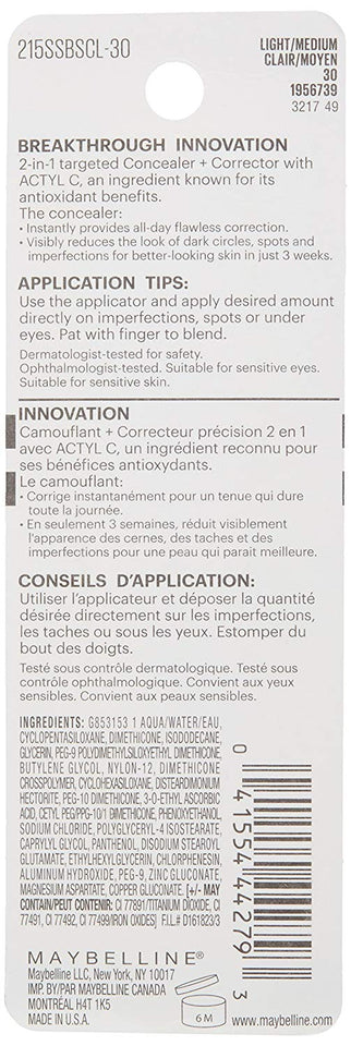 Maybelline Concealer Superstay, color Light Medium