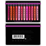 Shany The Wanted Ones - Juego de 12 brillos de labios con aloe vera y vitamina E